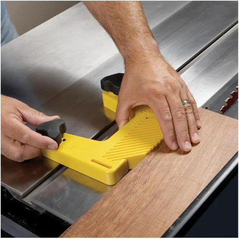 Pro Table Woodworking Featherboard with Triple Holding Power on table saw