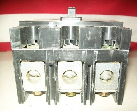 Hella Rugged 3 Pole 100 Amp Thermal Magnetic Circuit Breaker Featuring Feed Through 100Ka Breaking Capacity front view
