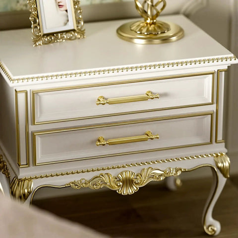 Elegant dresser with 30 Pack 3 Inch Gold Cabinet Pulls Brushed Gold Drawer Handles Zinc Alloy Cabinet Hardware for furniture