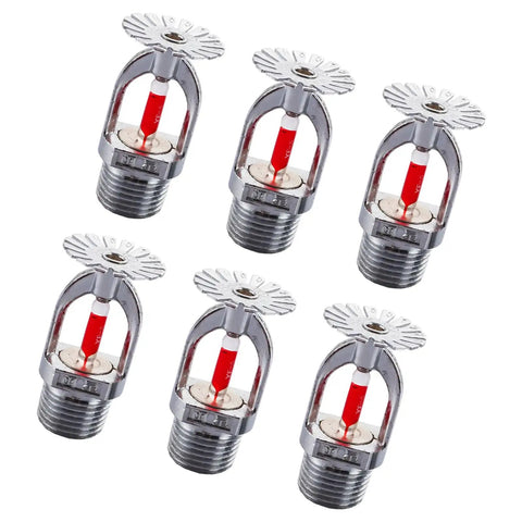 Top Notch Kickin Antifreeze Sprinkler Head With 68 Degree Fast Pop Response and Easy Screw Grip Fit for Hustle Ready Outdoor Irrigation and Backyard Defense Projects, six pieces with red liquid indicator