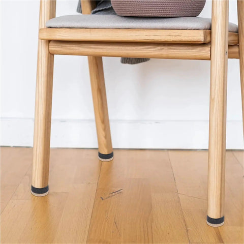 Chair legs fitted with 12 Piece Black Adjustable Furniture Levelers Set With Threaded Feet For Tables Chairs And Cabinets
