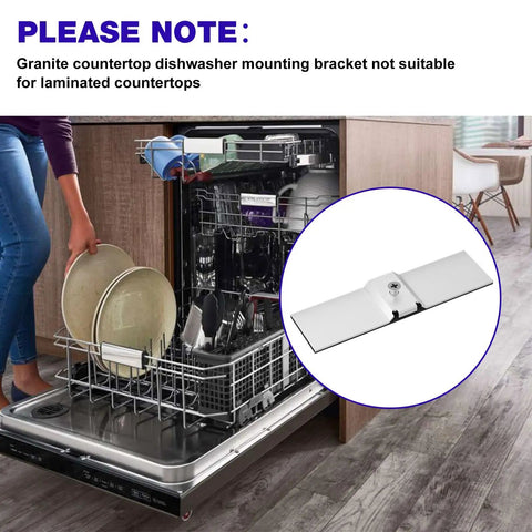 Dishwasher Mounting Bracket Kit For Granite And Solid Surfaces Replacement Granite Grabbers For Quartz Corian Marble Countertops