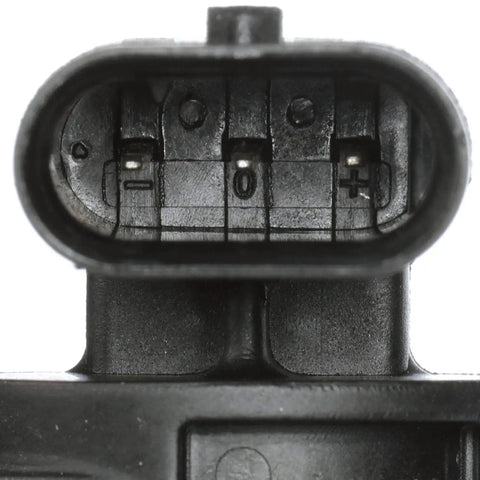 Close-up of Crankshaft Position Sensor SS11407 Drop In Replacement For Auto Engines focusing on connector pins.