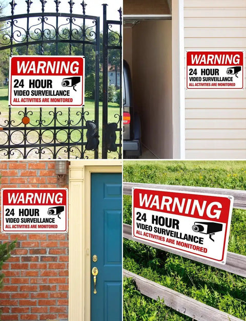 Battery Safety Sign PPE Required OSHA Caution 8x12 Aluminum Industrial Wall Plaque with warning text on various outdoor surfaces