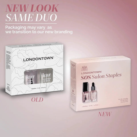 Instant Smudge Fix For Nails Smooths Dents And Imperfections Quick Dry Top Coat Booster Prime Manicure Glow Up Pack in new packaging.