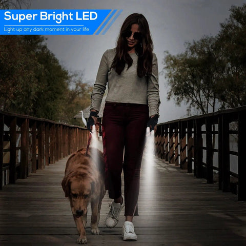 Led Flashlight Gloves Rechargeable Hands Free Light For Fishing Camping Repairs And DIY Projects Must Have Gift For Men Dad