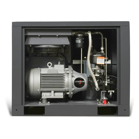 10HP Rotary Screw Air Compressor With 32 CFM At 116 PSI, 460V 3-Phase Industrial Grade Machine Built Tough With Premium Airend