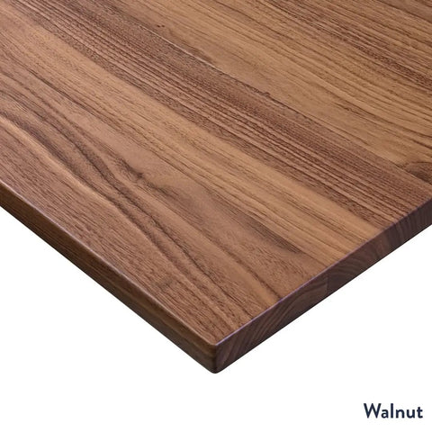 Premium walnut wood surface close-up of Rock Solid Electric Adjustable Standing Desk With Under Desk Drawer And Premium Maple Wood Top With Effortless Height Adjustment Engineered For Chill Home Office Setup Space Saving Design 60 Inch Wide Frame.