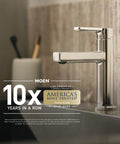 Align Chrome PosiTemp Shower Trim Kit With Valve Required For Modern Bathrooms, faucet near sink, Moen, America's Most Trusted brand