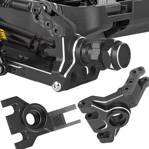 Aluminum Suspension Arms And Caster Block And Steering Blocks And Rear Stub Axle Carriers And Arm Suspension Mount For One Tenth Slash 4X4 Rustler Jato Stampede Hoss 4X4 4WD VXL RC Cars