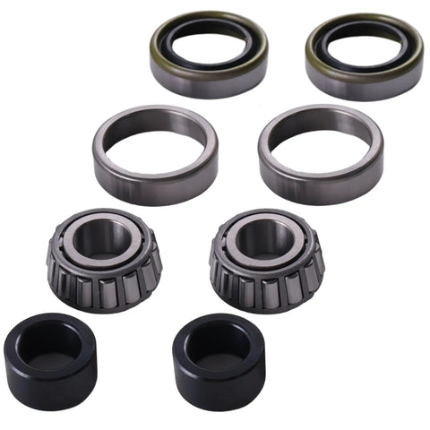 Pro Grade Caster Wheel Bearing Kit With Reinforced Seals And Bushings For A Ridiculously Smooth Ride On Scag Turf Tiger Mowers Swap In This Heavy Duty Setup Using Numbers 45-266 Or 230-705 - includes metal cups and gaskets.