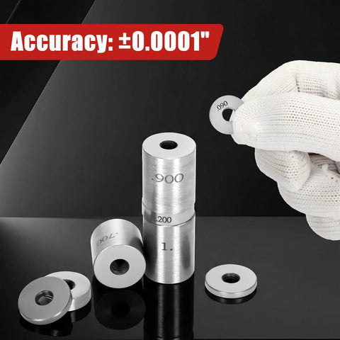 Deadly Precise And Rock Solid 36 Piece Steel Spacer Block Set With Badass Plus Zero Point Zero Zero Zero One Inch Calibration For Real Mechanics Sorting Tight Tolerance Jobs, featuring high precision steel shim blocks.
