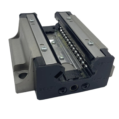 Rock Solid Linear Guide Rail With HSR45LB Carriage 50x120x170.8mm showing precision ball contact design