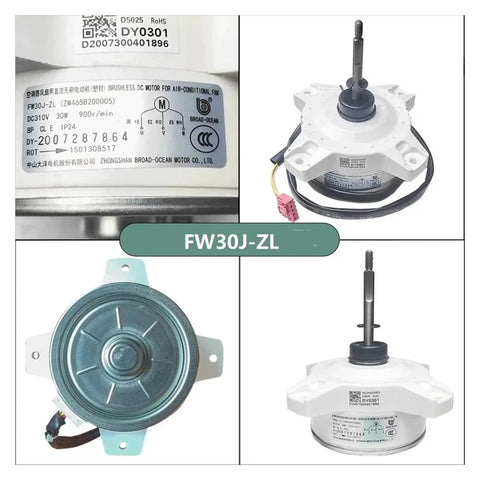 DC Brushless External Motor For Air Conditioner With Variable Frequency Control FW30J-ZL ZWS30-J 310V Replacement Part
