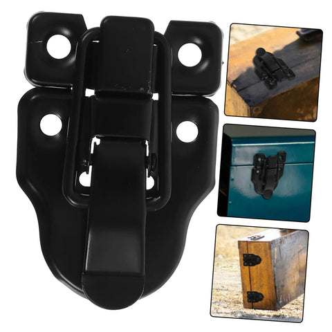 Retro Box Toggle Latch Padlock For Jewelry Boxes And Cabinets With Metal Duckbilled Hasp Secure Closure