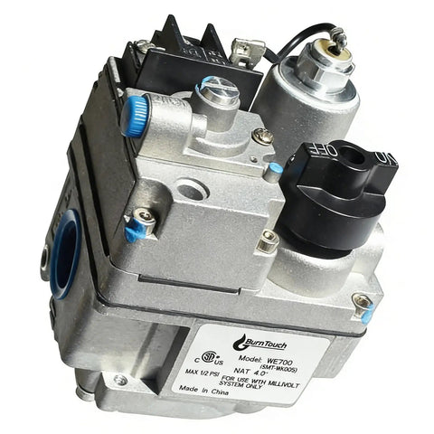 Millivolt Gas Valve Replacement For 700 Series - Exact Fit 200,000 BTU valve close-up top view