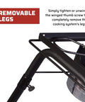 Pro 30 Single Burner Grab-and-Go Outdoor Stove with removable legs and cast aluminum burner detail