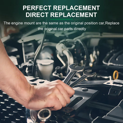 Heavy Duty Rock Solid Engine And Transmission Mount Direct Bolt On For Mazda Cx 9 3.5L 3.7L 2007 Through 2012 Smooth Ride Replacement Parts installed with wrench.