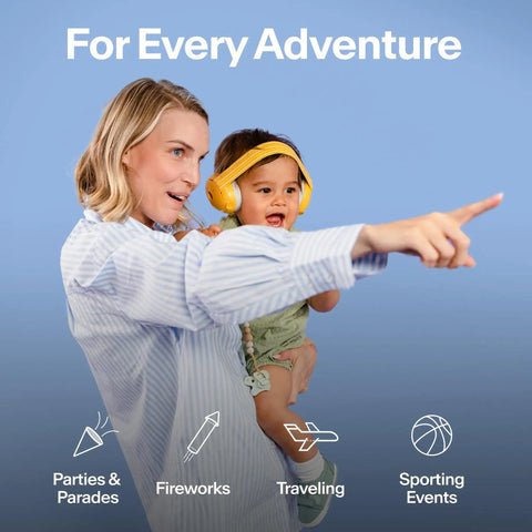 Top Rated Baby Noise Blocking Ear Muffs Deliver Solid Toddler Hearing Protection From Any Crowded Ruckus And Keep Those Little Ears Cozy So They Can Catch Sweet Snoozes Without Breaking A Sweat on toddler at outdoor event.