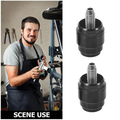 4 Pack Quick Install Hydraulic Disc Brake Oil Needle Inserts For Mountain Bikes and mechanic using olive connectors