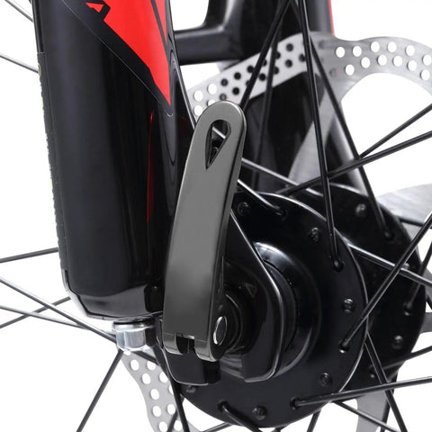 Dual Pack Aluminum Alloy Quick Release Skewers For Mountain And Road Bikes, easy install front wheel hub replacement close-up.