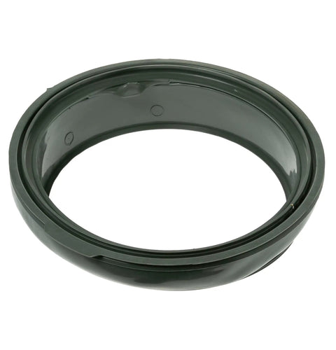 Washer Door Boot Seal For Front Load Washers Model WH08X23479, black rubber ring for leak prevention and easy DIY install.