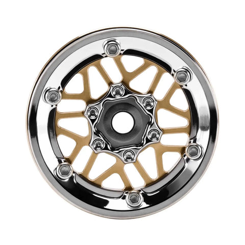 Beadlock ModuWheel Set 1.0 For TRX4M SCX24 1 18 1 24 RC Crawlers Pack Of 4 Beadlock Wheels With Replaceable Faces Brass Aluminum Construction