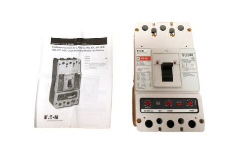 HKD3250 Molded Case Circuit Breaker Three Pole 250 Amp Sixty Five Kiloamp Rating Six Hundred Volt Feed Thru Series C Design with installation guide.