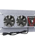 Crawlspace Ventilation Fan With Humidistat And Dehumidistat, Basement Dual Air Vent Fan With Freeze Protection Thermostat, 220 CFM