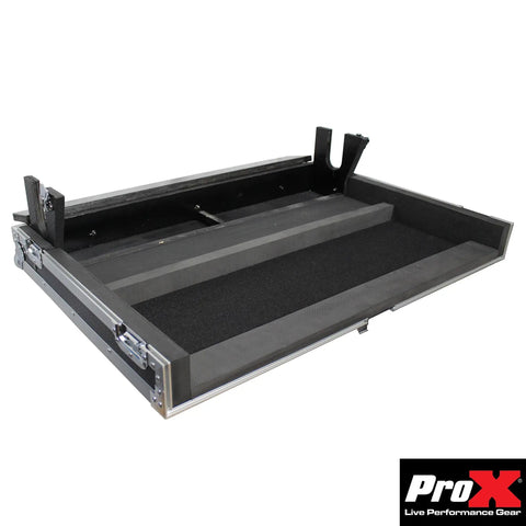 Built Tough Ata Flight Case For Allen Heath Qu 32 Digital Audio Mixer showing secure foam interior and compartments.