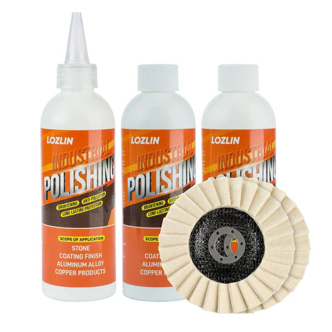 Pro Grade Granite Marble Quartz Countertop Polishing Paste And Stainless Steel Scratch Remover with polishing buff and bottles