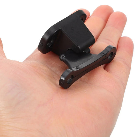Premium T-Shaped Nylon Trailer Door Catch For Rv Camper And Enclosed Utility Trailers With Heavy Duty Hold Hooks shown in hand.