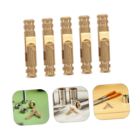 Set Of 25 Solid Brass Concealed Barrel Hinges For Jewelry Boxes, image showing hinges and usage examples for small cabinets.