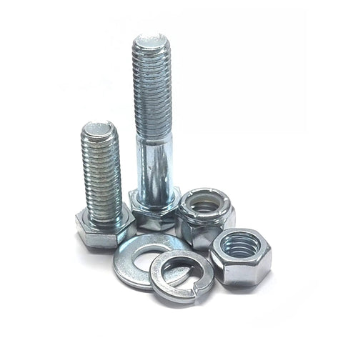 Massive 3,610 Piece Stainless Steel 18-8 Hardware Assortment Kit with hex cap screws, hex nuts, lock nuts, washers displayed