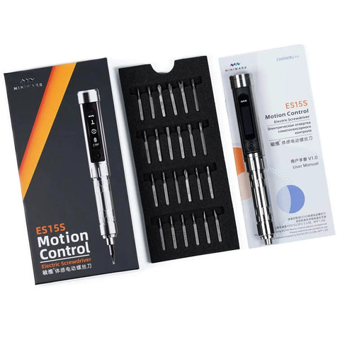 Pocket Size Mini Electric Power Screwdriver With Smart Motion Control Rechargeable Cordless Tool 24 Magnetic Bits And OLED Screen