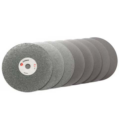 Heavy Duty Six Inch 2000 Grit Diamond Grinding Disc For Gemstone Glass And Rock Polish Tough As Nails For Knockout Lapidary and Hobby Crafting Projects, nine lap discs