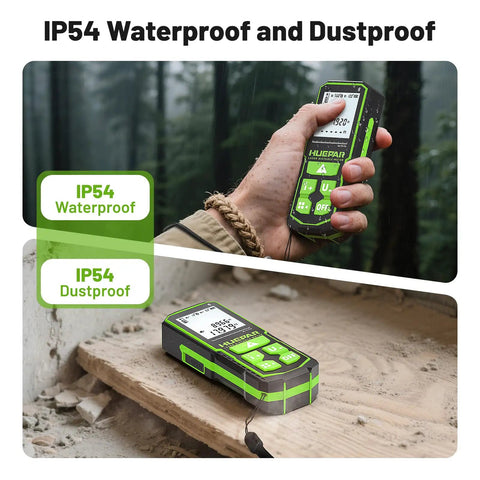 330 Ft Bluetooth Laser Distance Meter With App, Pro Grade One Sixteenth Inch Accuracy, Rechargeable, Angle Sensor, Multiple Modes, IP54, For Home And Construction Projects, The Ultimate DIY Boss Dad Gift, IP54 waterproof and dustproof