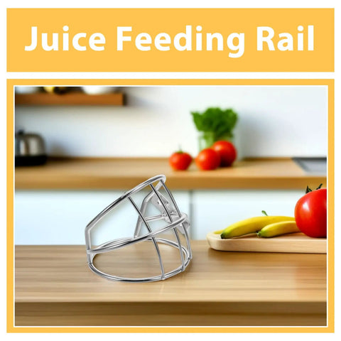 Juicer Guide Rail Assembly Replacement Part For Xc 2000e Electric Orange Juice Machine Automatic Sliding Track Component For Juice Extractor Repair No Fuss Heavy Duty Lower Guide Rail For Easy Install And Lasting Durability, silver metal