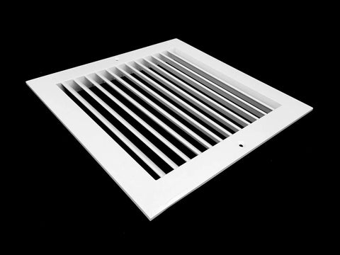 Aluminum Return Grille for Duct Opening 26 by 8 Inches with Outer Dimensions 27.875 by 9.875 Inches, Linear Bar Design for Unrestricted Air Flow