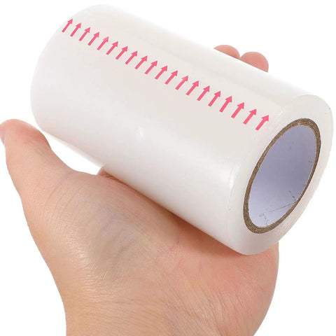 Enjoy Zero Sweat Fixes And Keep Your Greenhouse Sealed Tight Through Any Change With Heavy Duty BOPP Waterproof Patch Tape For Plastic Sheeting Repair Needs, roll in hand.