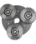 Top view of Three Gear Set: 36T 47.5mm Planetary Gear With 88mm Right Turn Clutch For 500W-750W Electric Bike Motors, all steel gears.