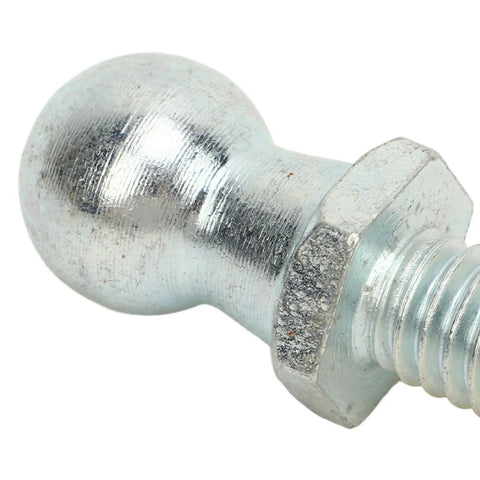 Close-up of Rugged 13mm Ball Studs Gas Lift Strut Hardware Kit With 5 By 16 Inch 18 Thread visible ball stud and thread detail.