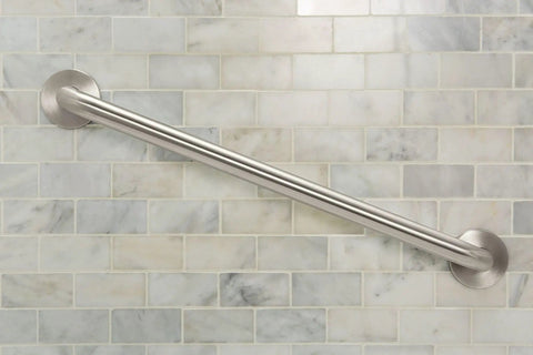 32 Inch Stainless Steel Handicap Grab Bar For Bathtub And Shower Heavy Duty Safety Rail With Concealed Screws Easy Install Supports Up To 500 Lbs Secure Mount Compatible