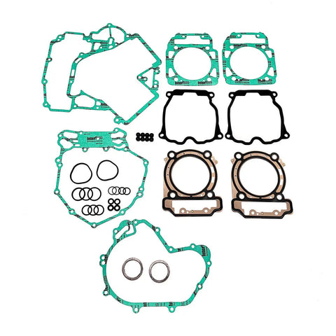 High Performance Front And Rear Main Bearing Kit With Precision Crankshaft Sleeves And Complete Piston Cylinder Assembly For Off Road Atv Utv Rebuild Slick Oem Replacement Engine Components Set gaskets and seals layout.