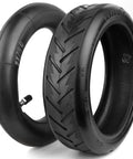 8.5 Tire Tube 50/75-6.1 Scooter Tire Replacement for Gorax/ Electric Scooter, showing inner tube and pneumatic tire side by side