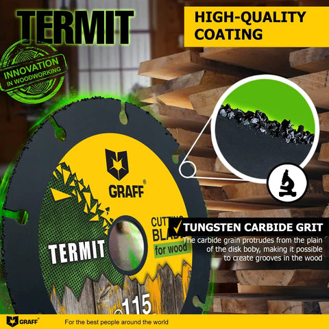 4.5 Inch Cut Off Wheel For Wood Laminate And Plastic For Angle Grinder Cutting Disc 115 mm tungsten carbide close-up