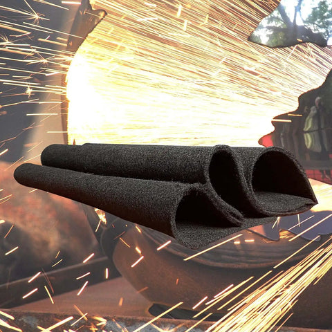 Welding Blanket Fireproof Tarp Heat Resistant Material Up To 1800 Degrees F Flame Retardant Fabric Carbon Felt 12x27 Inches