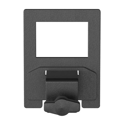 Heavy Duty Adjustable Non Slip Mattress Gripper Set For Metal Bed Frame Anchors black metal grip clip front view