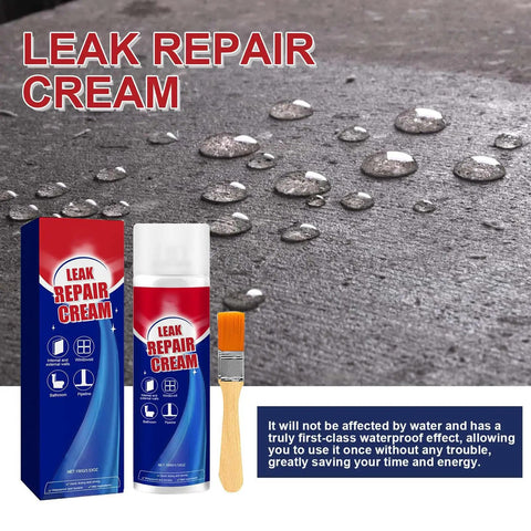 All Weather Sealant Spray For Roofs Tile Concrete And Bathrooms, Waterproof Crack Filler, product with brush and packaging