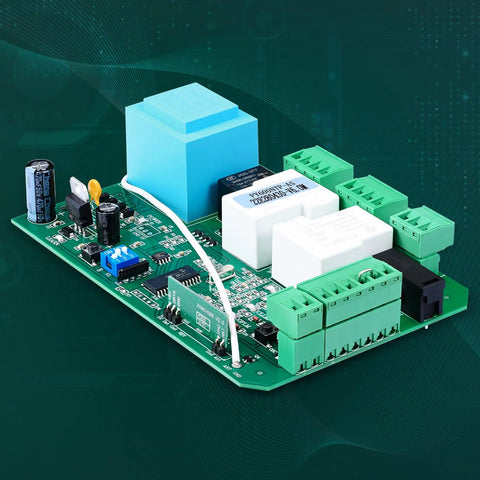 Replacement Gate Operator Main Control Board For AC Sliding Gate Openers With 110V Power, Plug And Play Logic Board